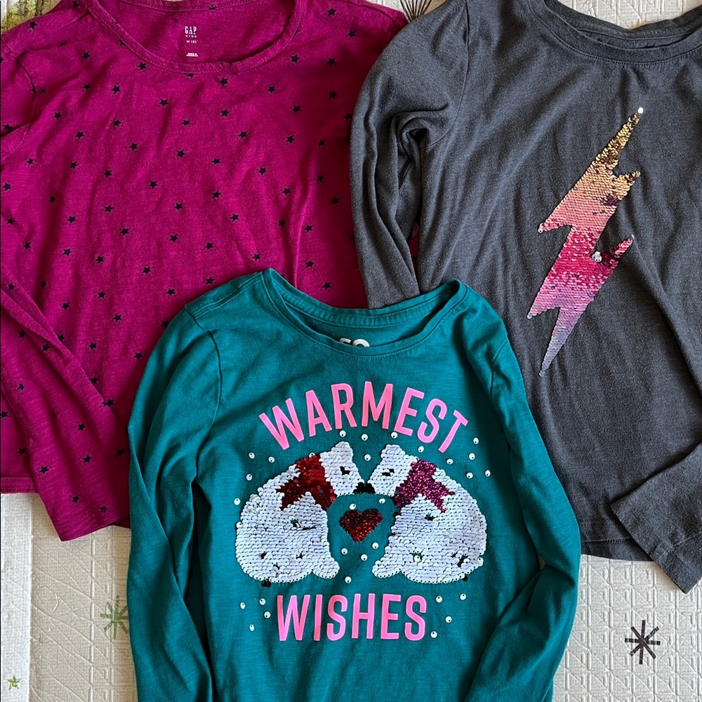 GAP Kids & SO Girls’ Long Sleeve Shirts - Size: M (8)